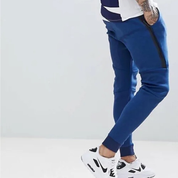 SOLD: Nike Tech Fleece Windrunner Obsidian Blue Tracksuit M 805144 + 805162 451 - Picture 13 of 13